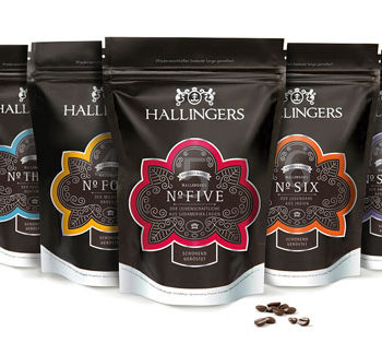 Hallingers Tea & Coffee Packaging