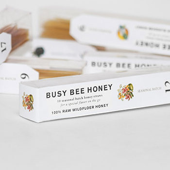 Busy Bee Honey Straws